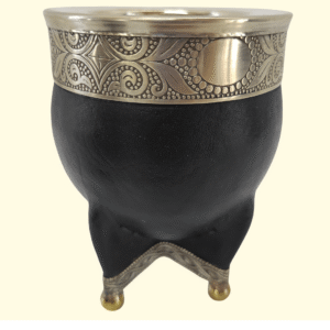 Mate imperial alpaca con bolitas